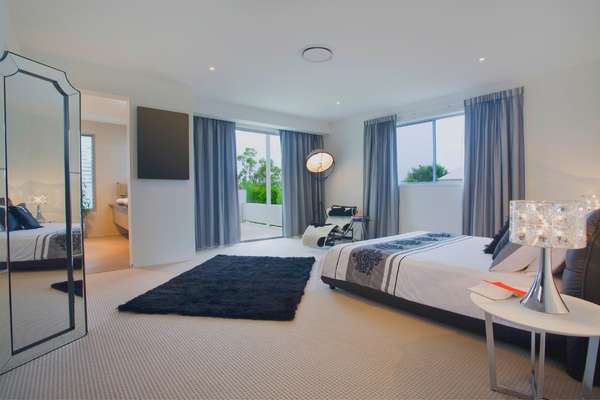 light grey bedroom