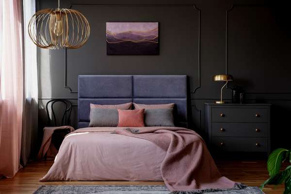 grey bedroom