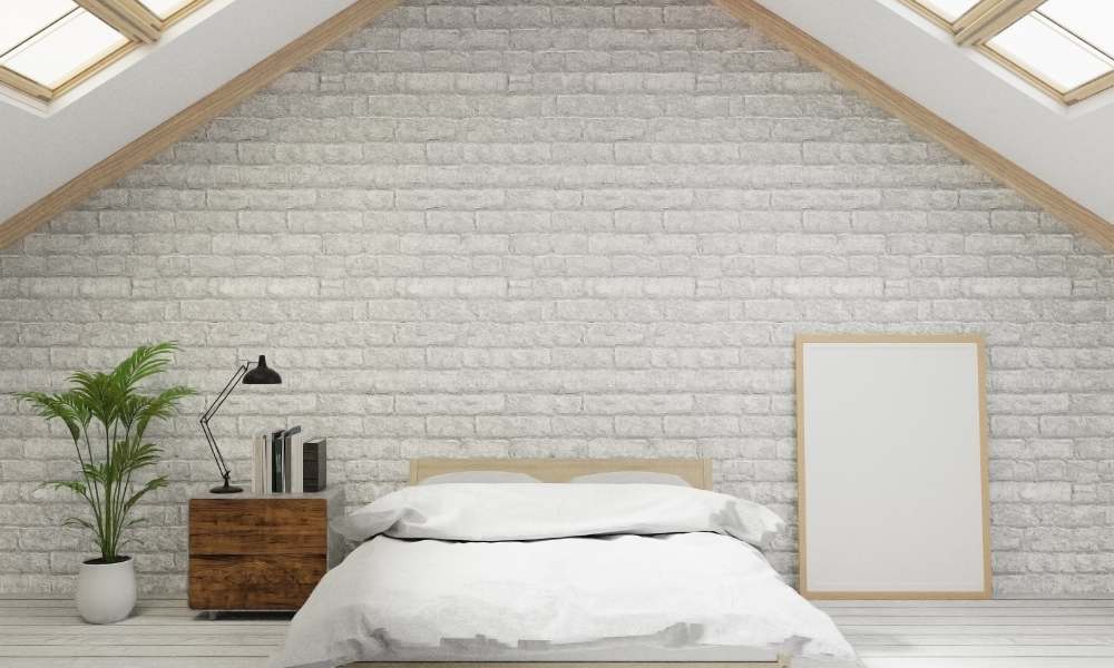 How To Decorate A Slanted Wall Bedroom